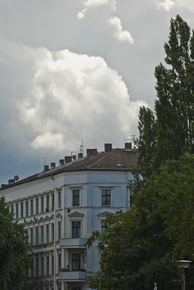 Nuages sur la ville