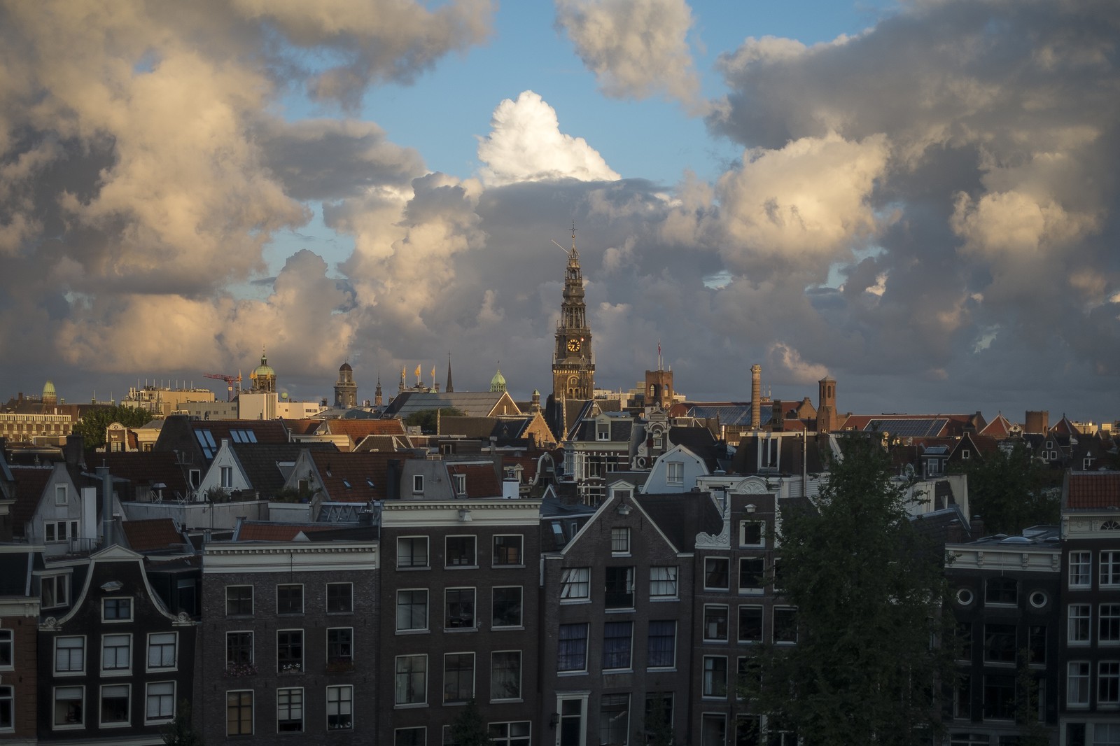 Les toits d'Amsterdam