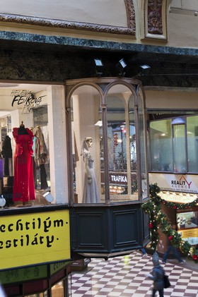 Prague, le passage Lucerna