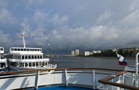 Bateau sur la Neva