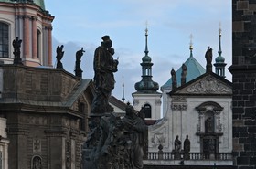 Statues baroques à Prague
