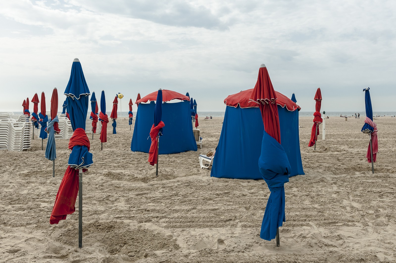 La plage de Deauviile