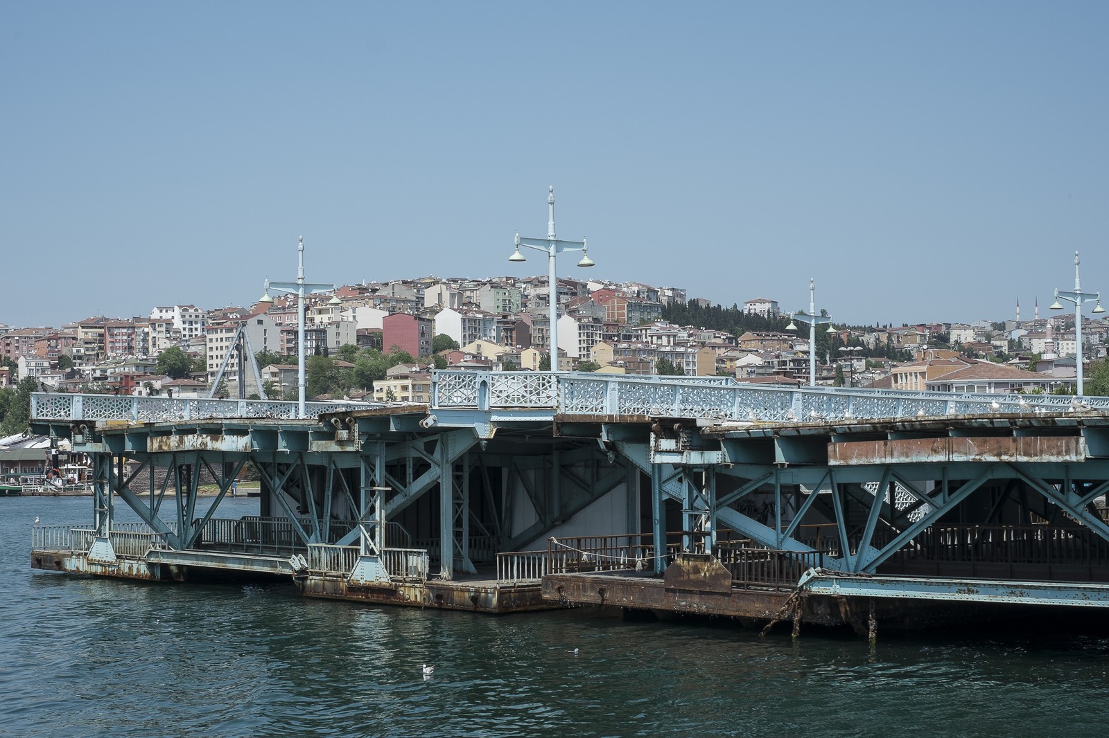 Les vestiges du pont