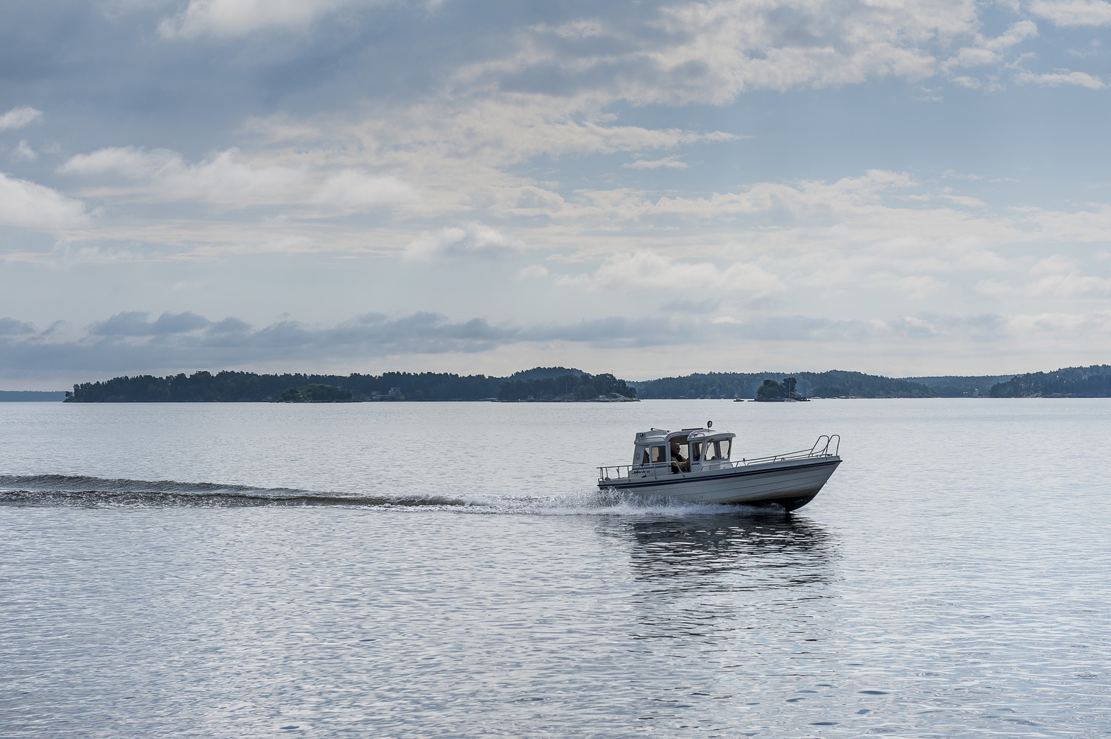 Bateau dans l'archipel