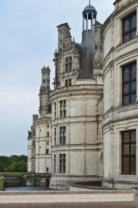 Château de Chambord, façade Nord-Ouest