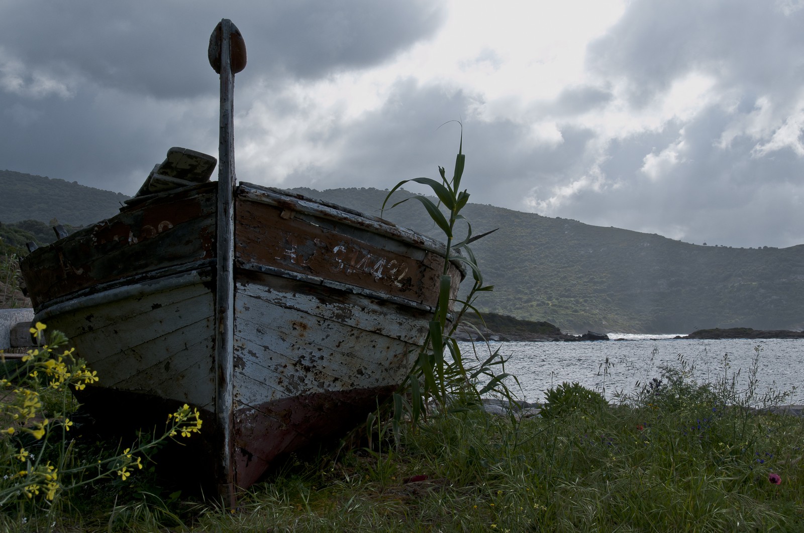 Barque abandonnée