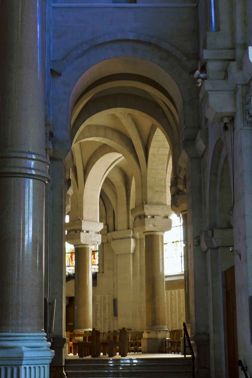 Intérieur de la basilique du Sacré-Coeur de Marseille