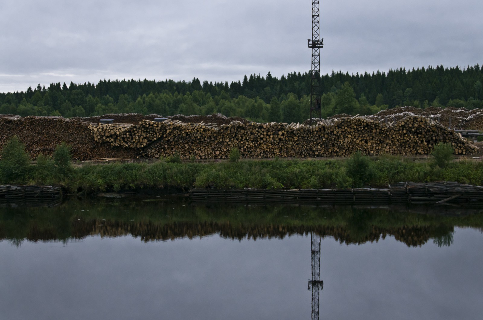 Grumes sur les berges du Svir