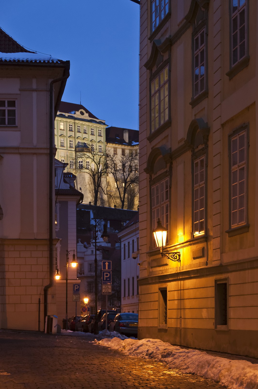 Prague, le château vu de Nerodova