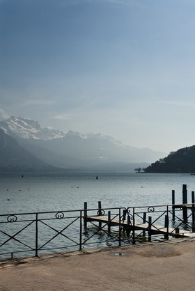 Vue du lac d'Annecy