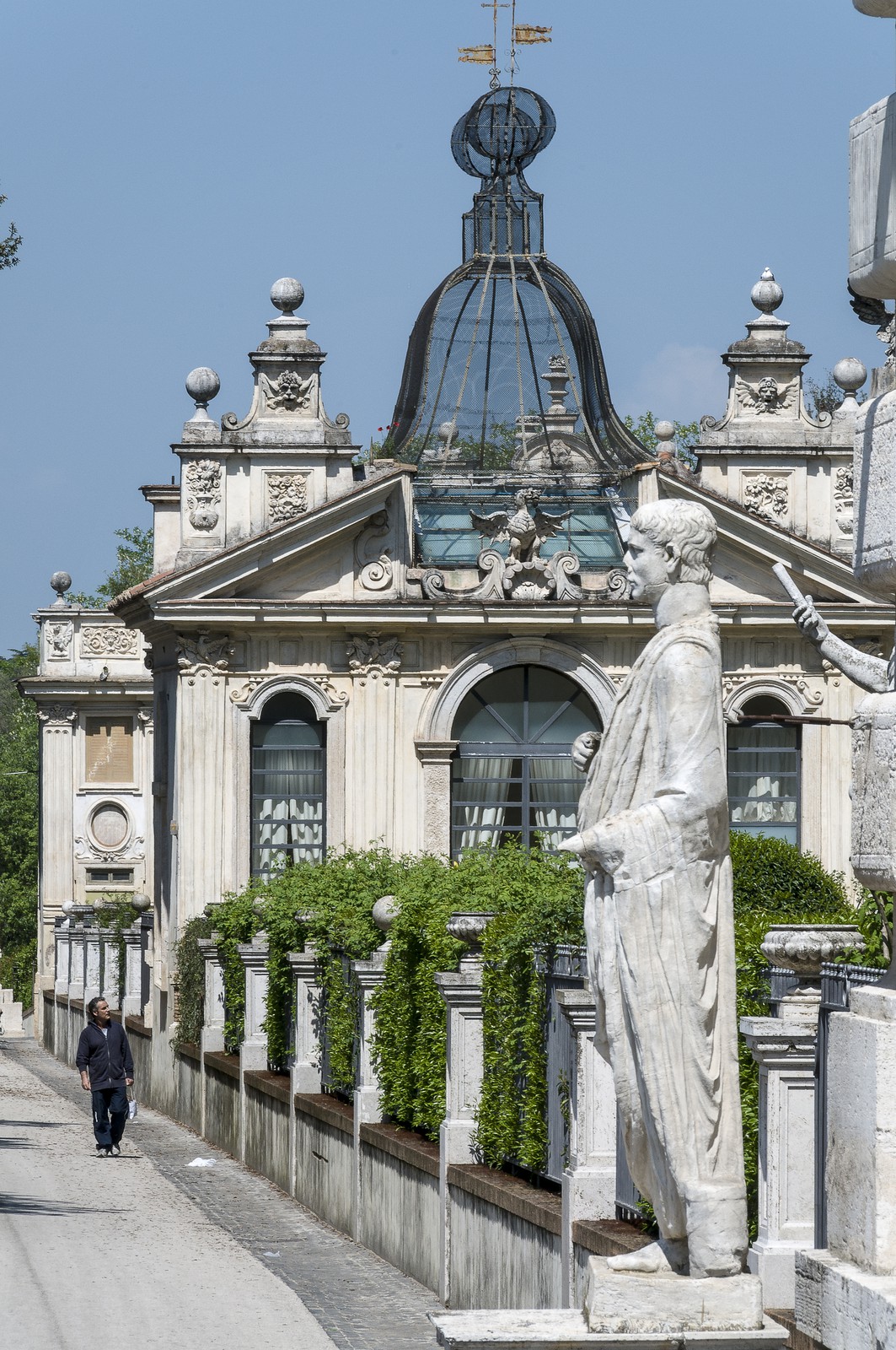 La volière de la Villa Borghese