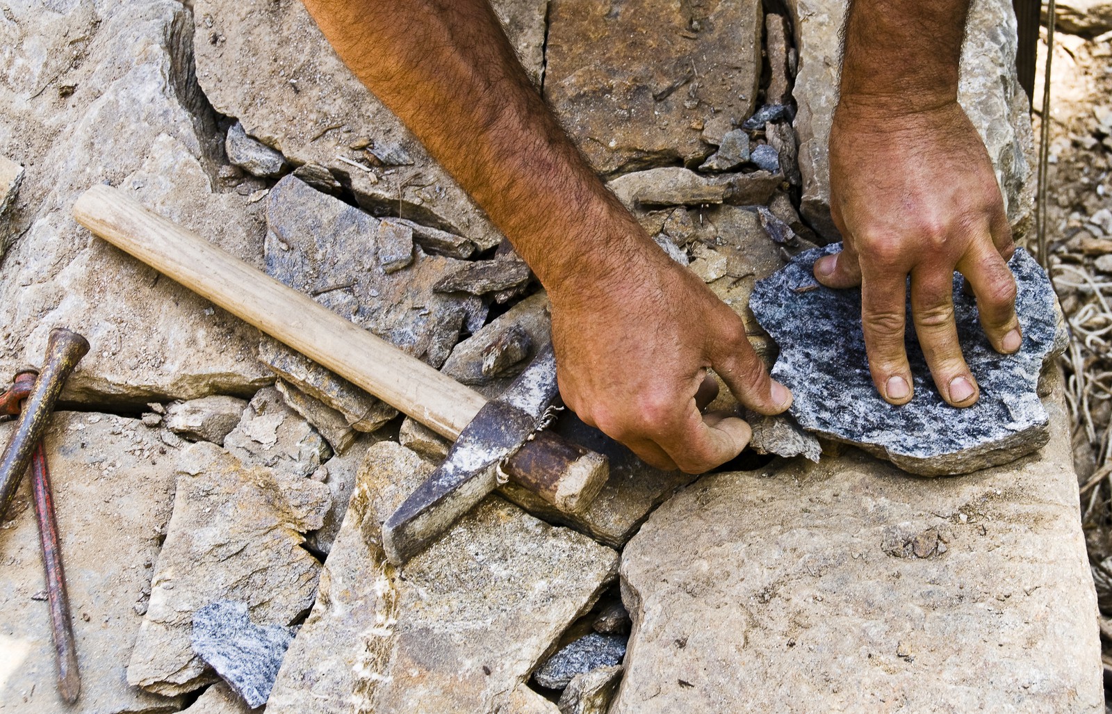Construction d'un mur