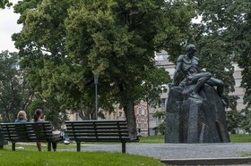 Statue de Strindberg