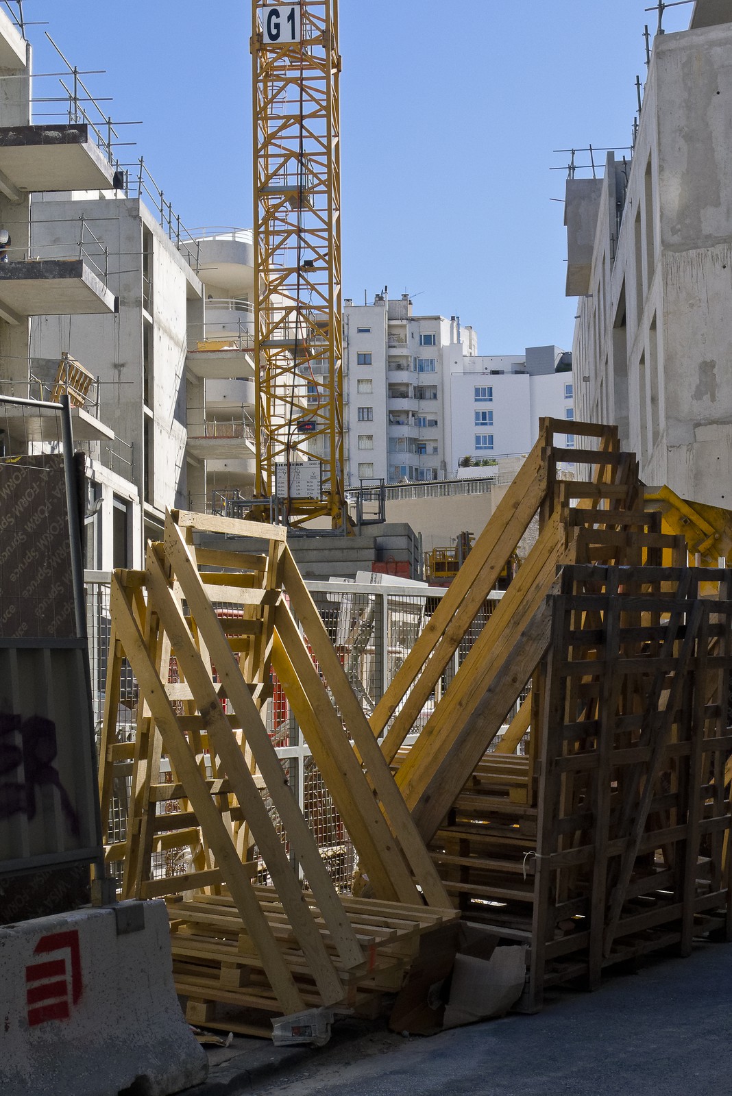 Chantier de la ZAC Saint-Charles
