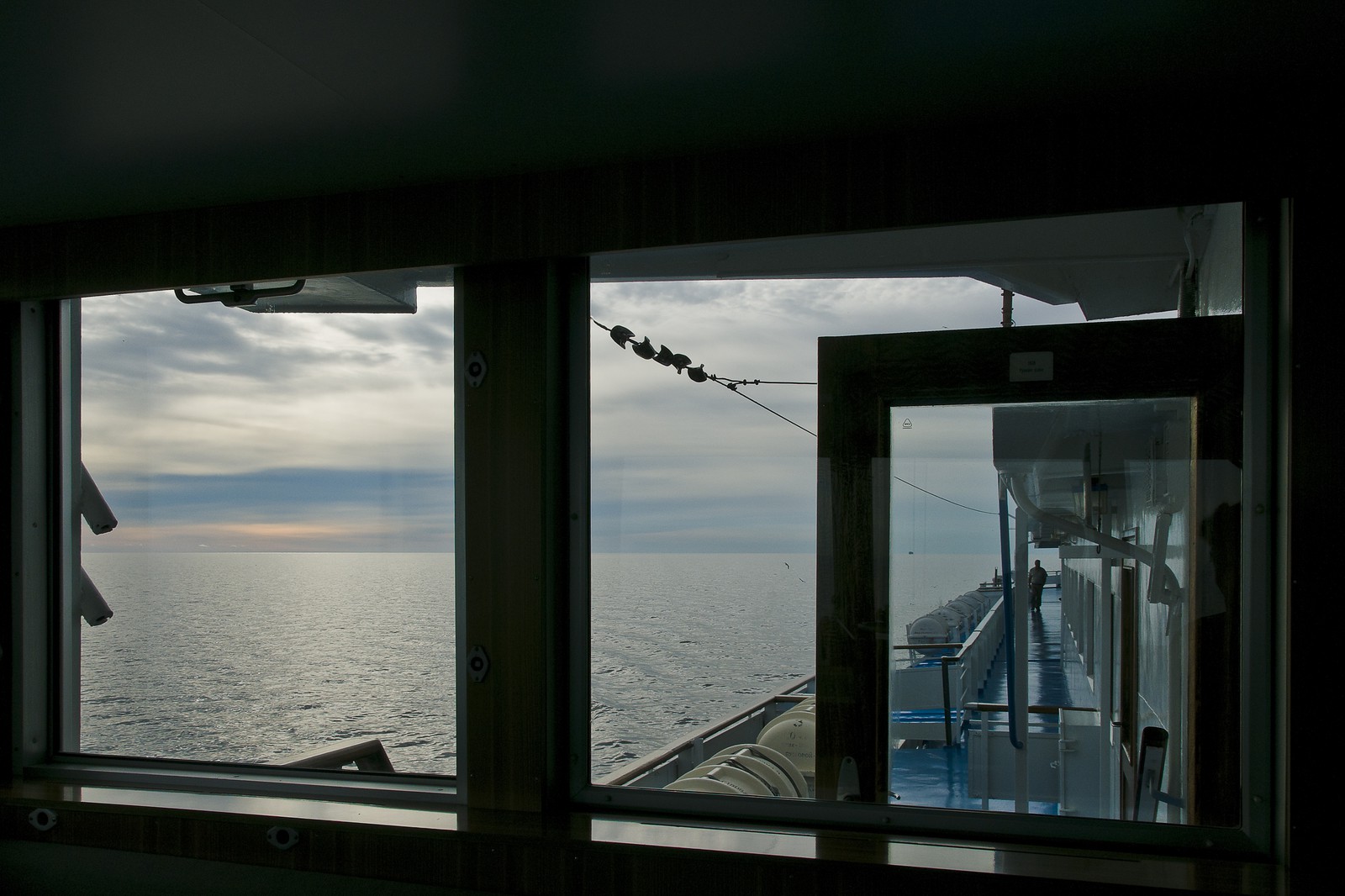 Depuis la passerelle