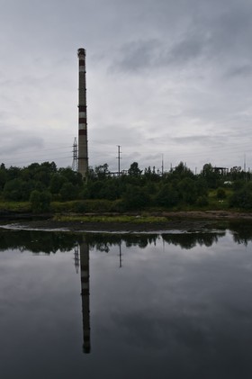 Aube sur les berges du Svir