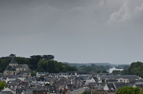Vue des toits d'Amboise