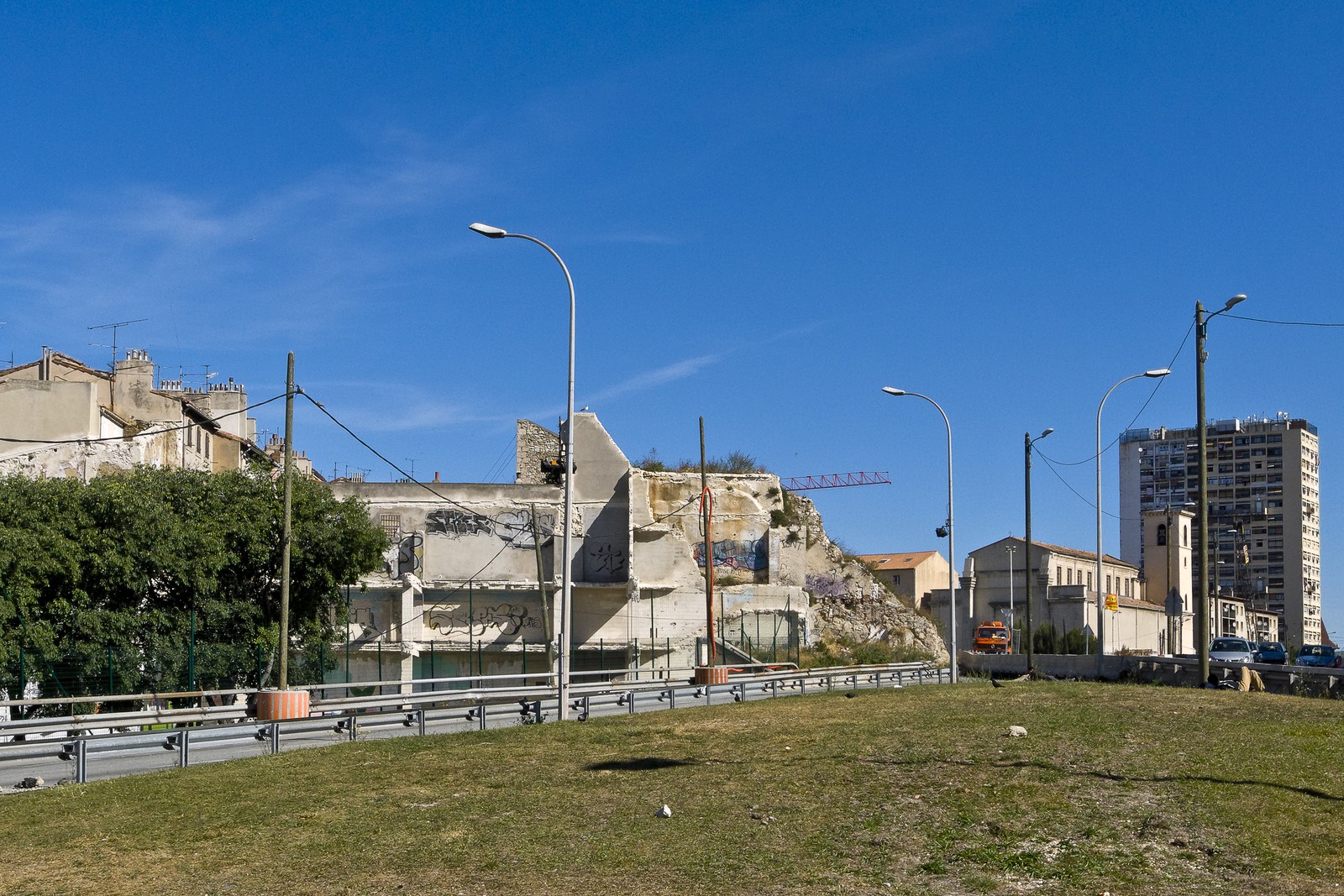 Immeubles en démolition