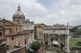Extrémité Ouest du forum Romain
