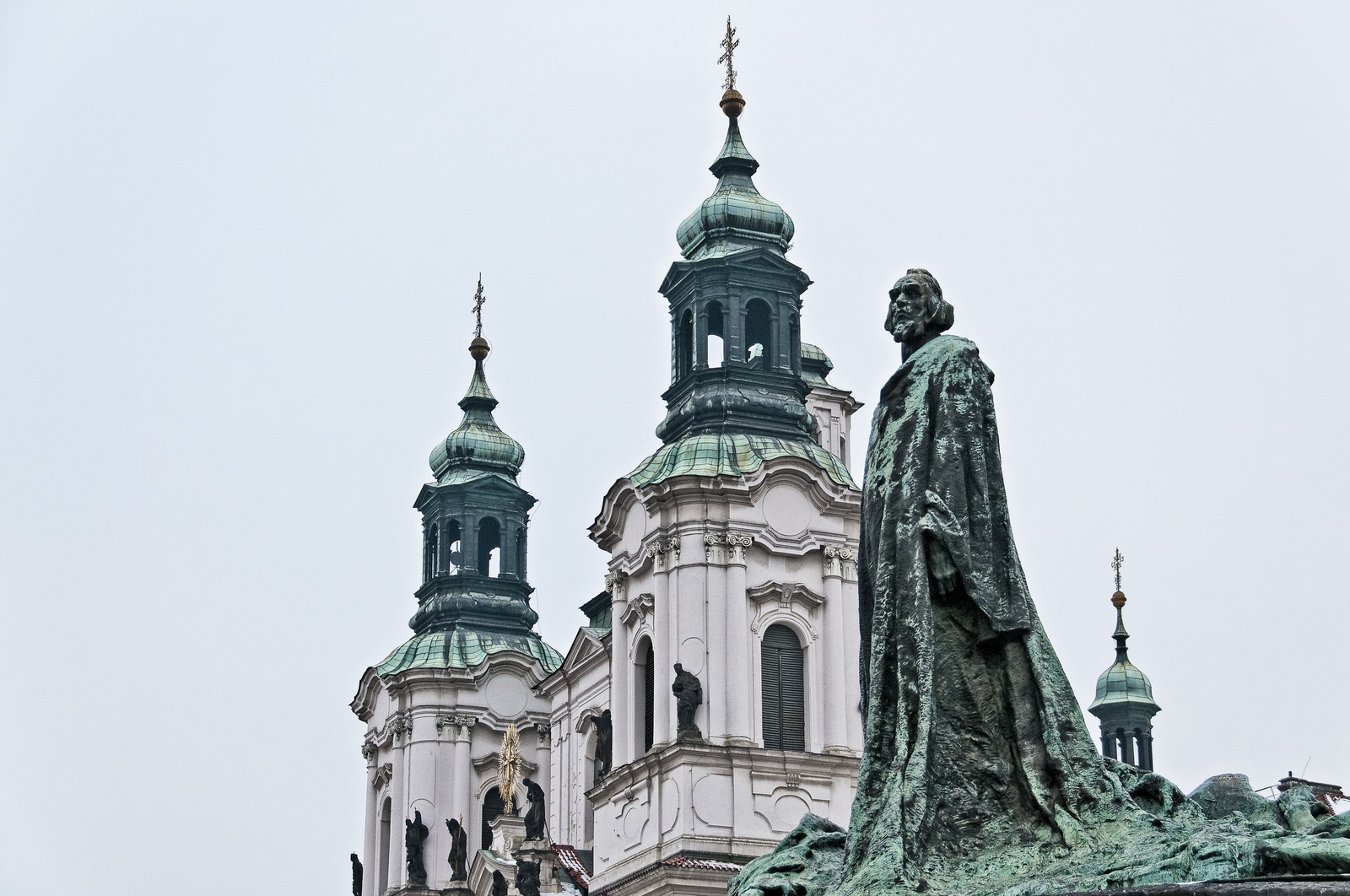 Prague, statue de Jan Hus