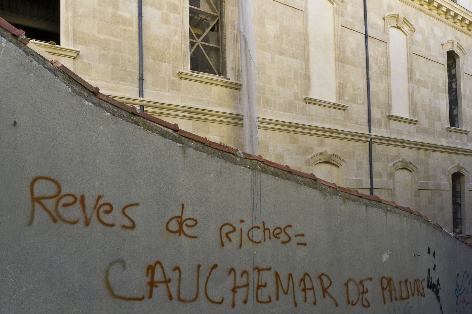 Graffiti de protestation