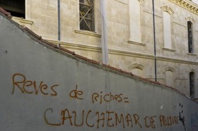 Graffiti de protestation