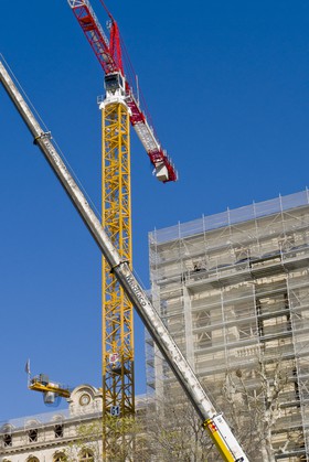 Travaux de rénovation de l'Hôtel-Dieu à Marseille