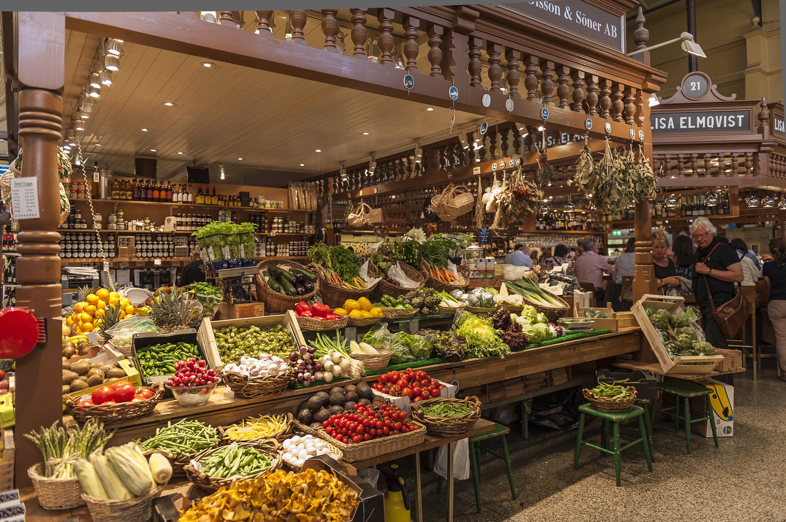Le marché couvert d'Ostermalm