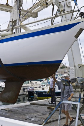 Treuillage de voilier