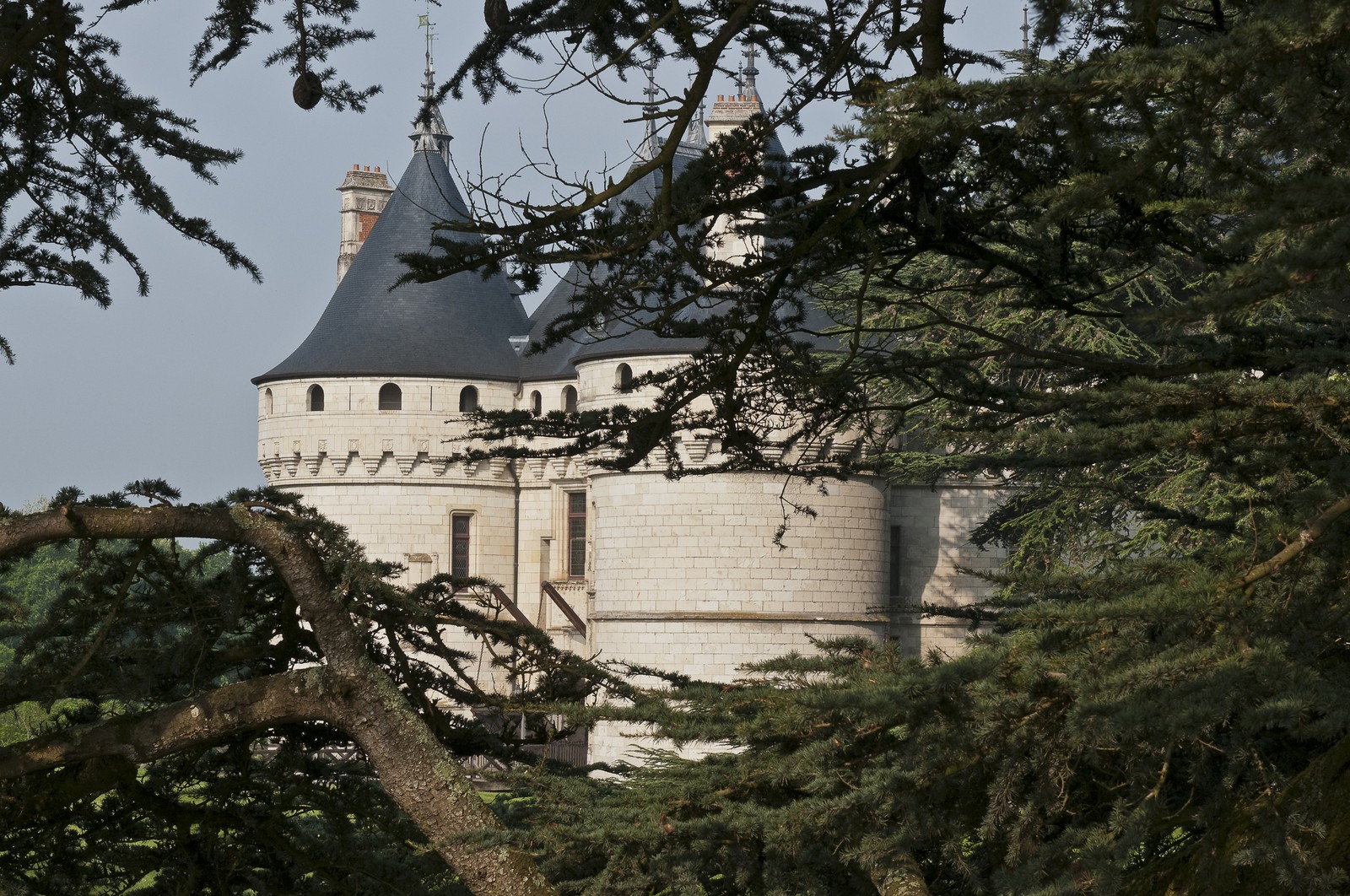 Vue du château de Chaumont