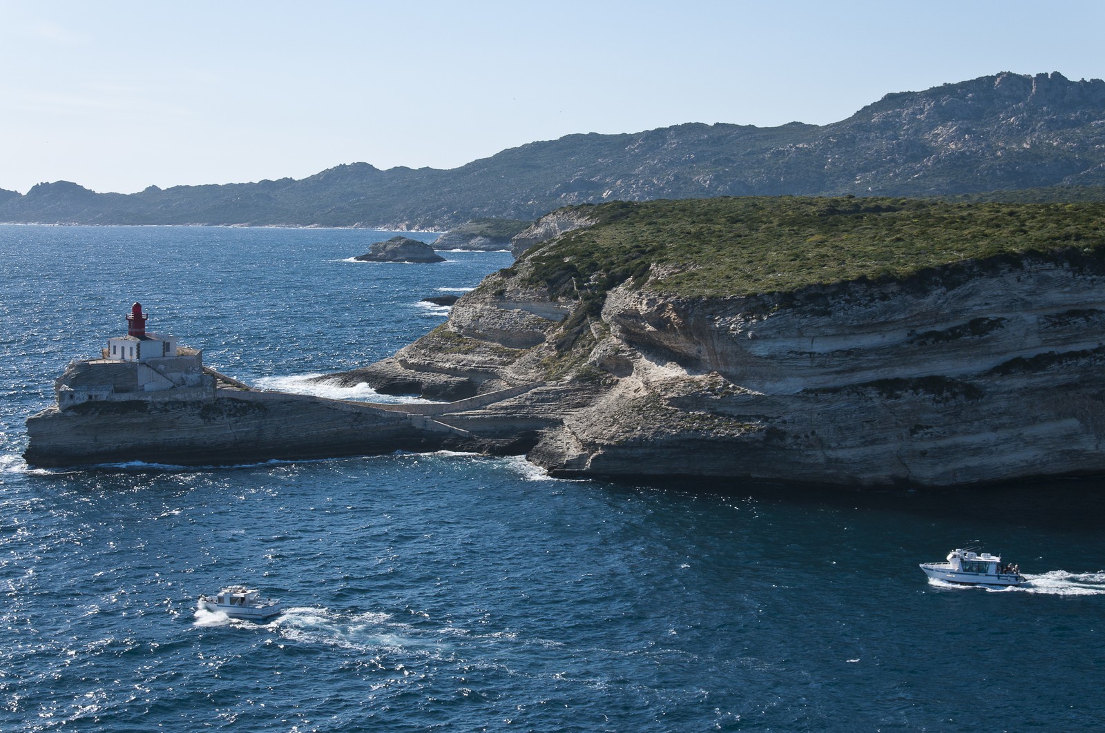 Entrée du goulet de Bonifacio