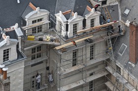 Chantier de rénovation à Amboise